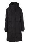 Canada Goose Black Nylon Byward Down Jacket In Black