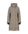Canada Goose Byward Padded And Quilted Coat In Nude