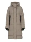 Canada Goose Byward Padded And Quilted Coat In Green