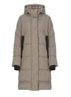 Canada Goose Byward Padded And Quilted Coat In Green