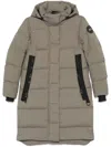 Canada Goose Byward Padded And Quilted Coat In Green