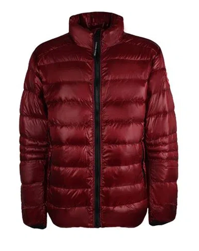 Canada Goose Jacket Man Puffer Red Size Xl Polyamide In Burgundy