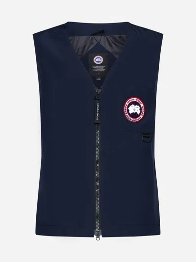 Canada Goose Canmore Cotton-blend Vest In Navy
