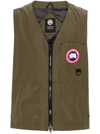 CANADA GOOSE CANMORE LOGO-PATCH GILET