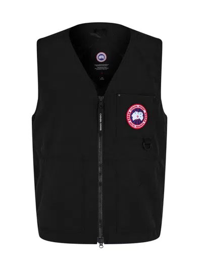 Canada Goose Canmore Logo Vest In Black