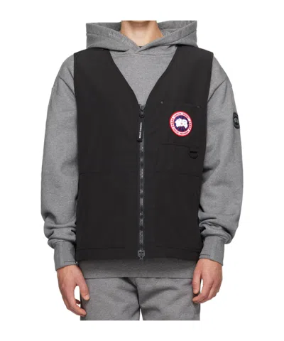 Canada Goose Canmore Logo Vest In Black