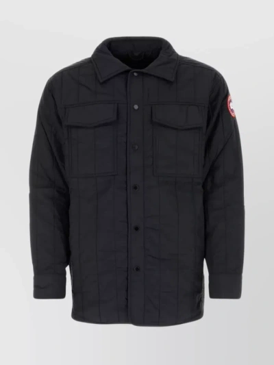 CANADA GOOSE CARLYLE QUILTED JACKET WITH HEMLINE SLITS