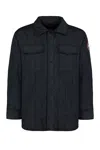 Canada Goose Man Black Nylon Carlyle Padded Jacket In Black