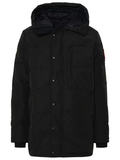 Canada Goose 'carson' Black Cotton Blend Parka Men