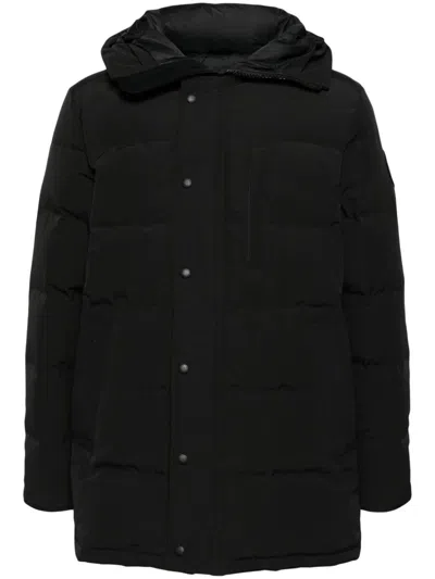 Canada Goose Carson Padded Hooded Coat In Black