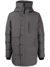 Canada Goose Mid-thigh Parka In Grey