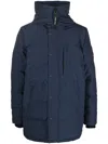 Canada Goose Wyndham Quilted Arctic-tech Parka In Navy