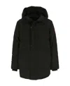Canada Goose Gray Polyester Macmillan Jacket Man In Black