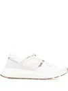 Canada Goose Cascade Leather Mesh Panel Sneakers In White