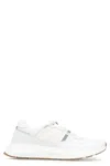 Canada Goose Cascade Leather Mesh Panel Sneakers In White