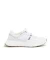 Canada Goose Cascade Leather Mesh Panel Sneakers In White