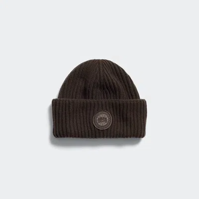 Canada Goose Cashmere Blend Double Fold Toque In Arabica