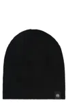 Canada Goose Luxe Ribbed Cashmere Hat In Black