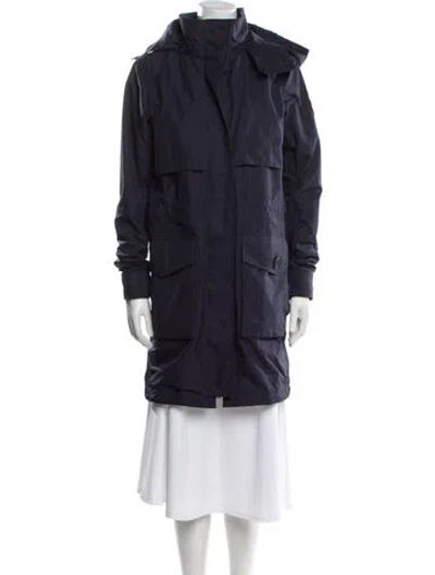 Pre-owned Canada Goose Cavalry Trench Parka In Blue