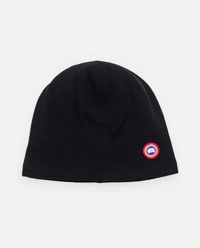 Canada Goose Cg Standard Toque In Black