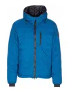Canada Goose Black Label Lodge Hoody Packable Down Jacket In Blue
