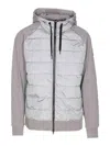 Canada Goose Men Hybridge Huron Zipped Hoodie In Gray