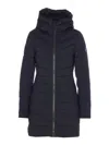 Canada Goose Women Clair Long Down Jacket In Black