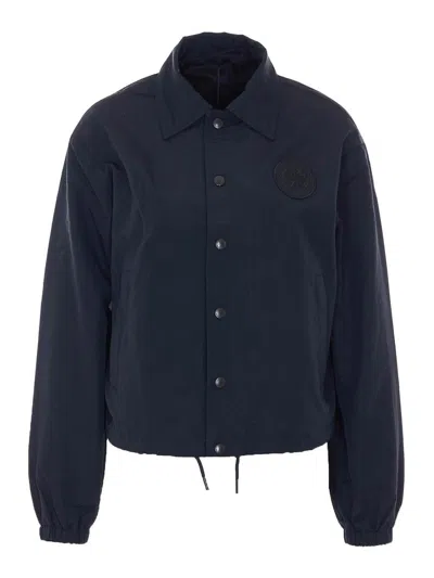 Canada Goose Black Regency Jacket In Blue