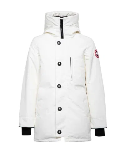 Canada Goose Chateau Padded Down Parka In White