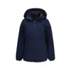Canada Goose Blue Polyester Full-length Jacket In Navy
