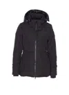 Canada Goose Black Chelsea Parka Frontal Zip Closure In Brown