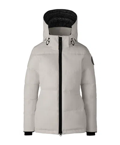 Canada Goose Chelsea Parka Black Label Slim Fit Parka In White