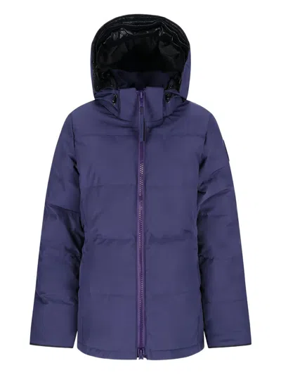 Canada Goose Chelsea Parka Coat In Purple