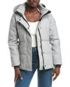 Canada Goose Chelsea Wool Parka In Gray