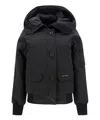 Canada Goose Chilliwack - Hooded Bomber Jacket In Black