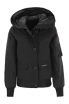 Canada Goose Chilliwack - Hooded Bomber Jacket In Black