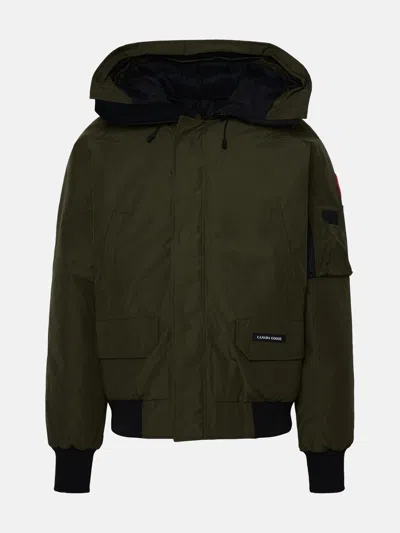 Canada Goose 'chilliwack' Army Green Cotton Blend Bomber Jacket