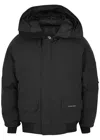 Canada Goose Chilliwack Padded Down Bomber Jacket In Black