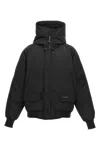 Canada Goose Chilliwack Padded Down Bomber Jacket In Black