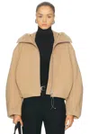 Canada Goose Chilliwack Hooded Wool Bomber Jacket In Brown
