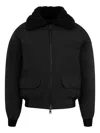 Canada Goose Chilliwack Bomber Jacket With Fleece Collar In Black