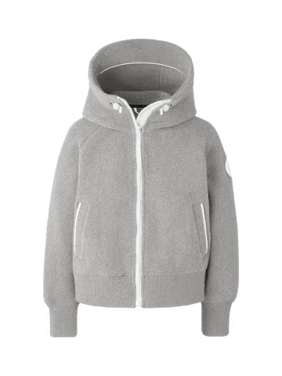 Canada Goose Chilliwack Bomber Kind Fleece Humanature S. Heather In Gray
