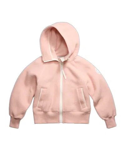 Canada Goose Chilliwack Bomber Kind Fleece White Label In Pink
