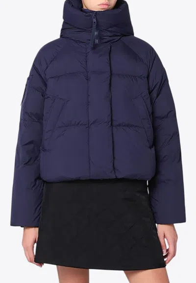 Canada Goose Chilliwack Cropped Puffer Jacket In Blue