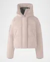 Canada Goose Chilliwack Down Hooded Puffer Jacket In Pink