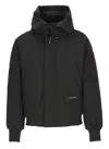 Canada Goose Chilliwack Padded Down Bomber Jacket In Black