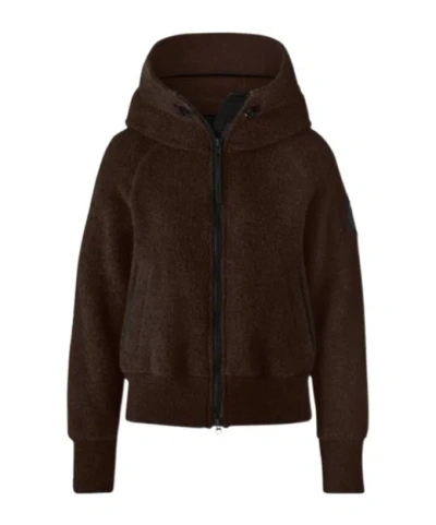 Canada Goose Chilliwack Fleece Aviator Jacket In Brown