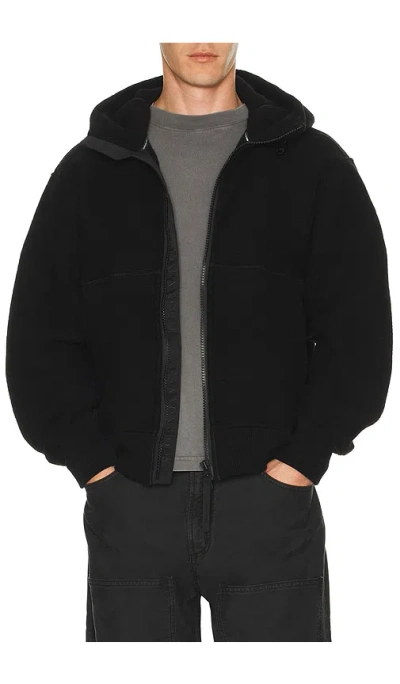 Canada Goose Chilliwack Fleece Bomber In Black
