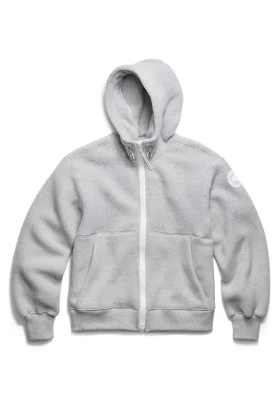 Canada Goose Chilliwack Fleece Bomber Jacket For Men In Gray