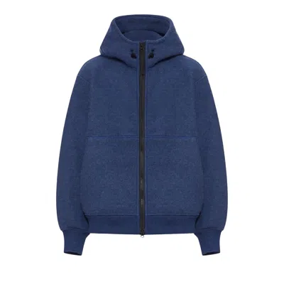 Pre-owned Canada Goose Chilliwack Fleece Bomber Jacket 'oxford Navy' | Blue | Men's Size L